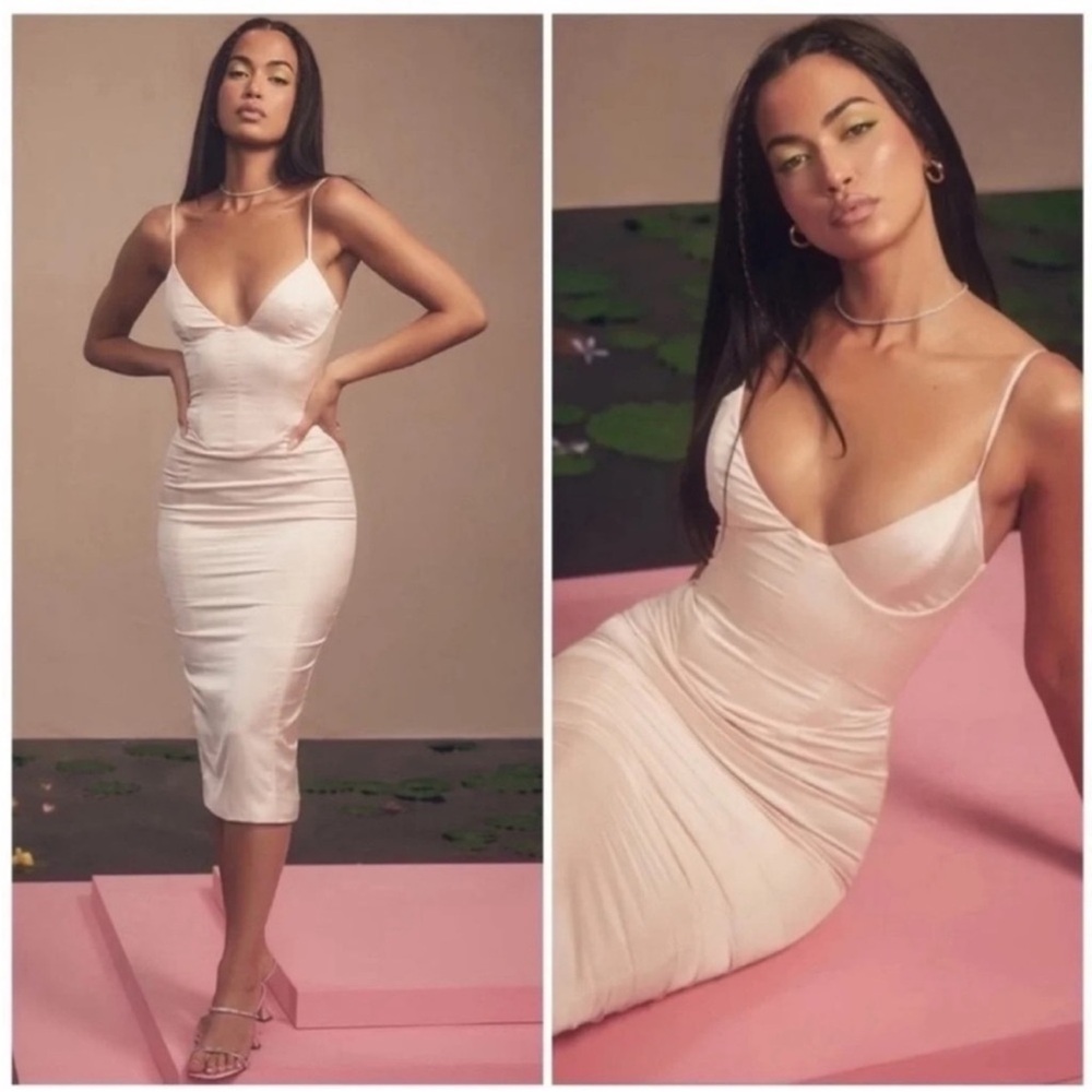 Hose of CB blush dress